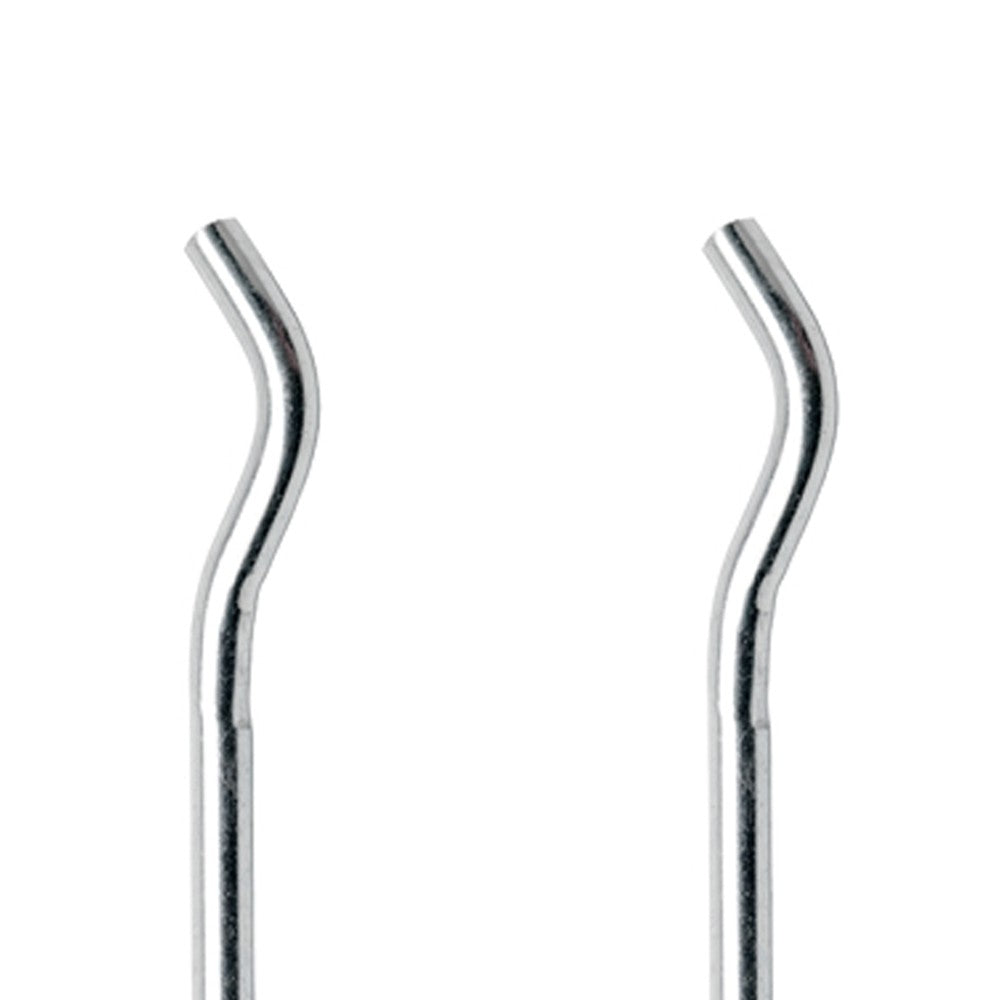 Coppia mensole zincate per radiatori in alluminio