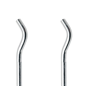 Coppia mensole zincate per radiatori in alluminio