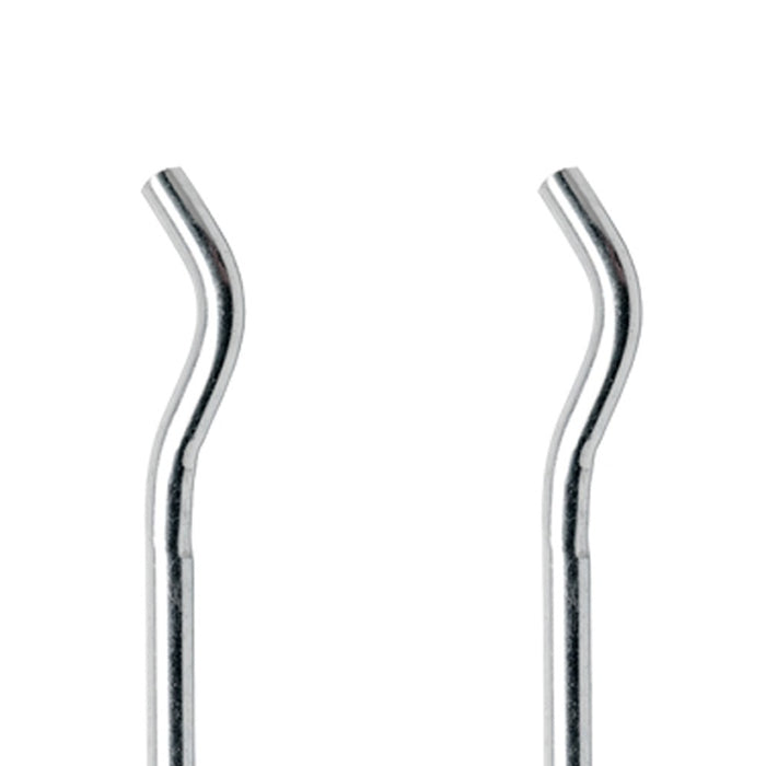 Coppia mensole zincate per radiatori in alluminio