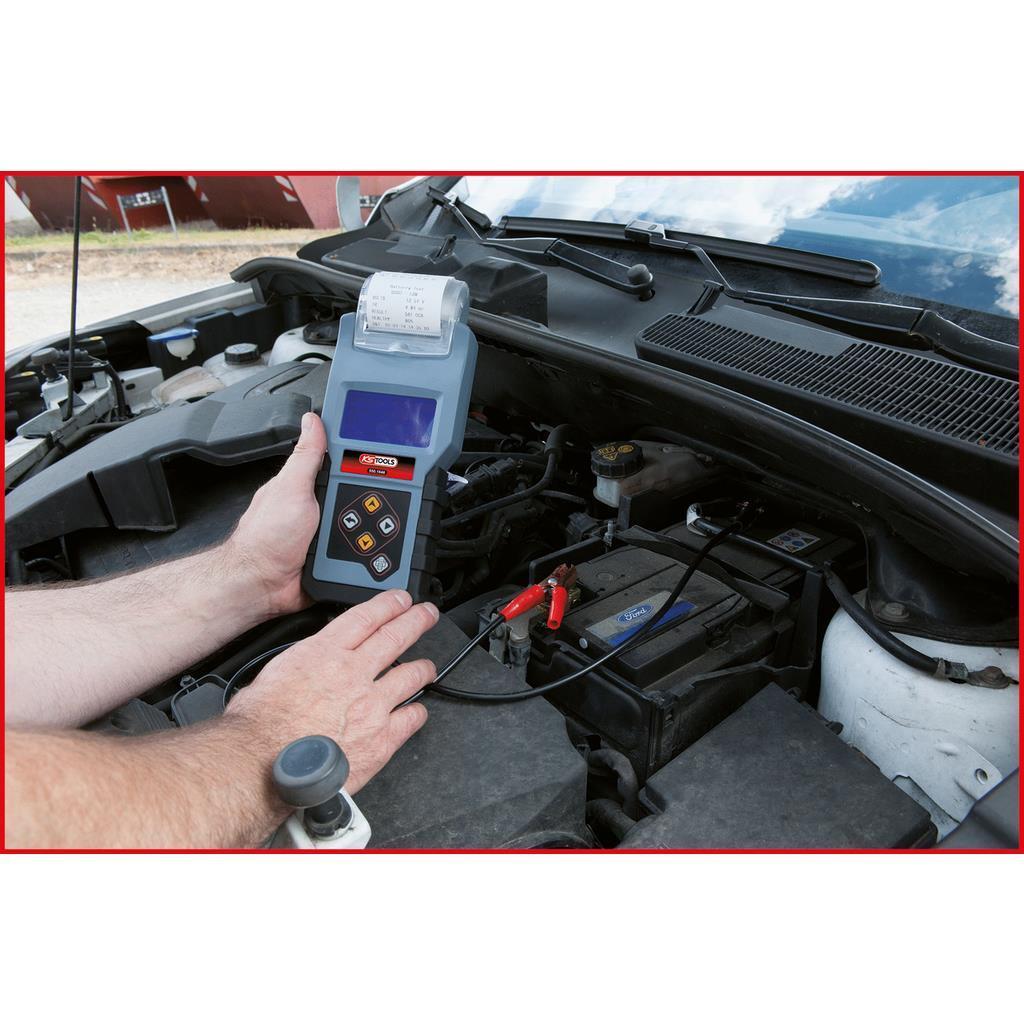 KS Tools 550.1646 tester per batterie Nero, Blu