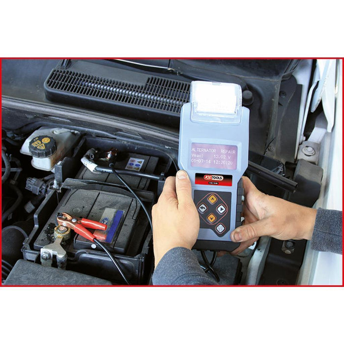 KS Tools 550.1646 tester per batterie Nero, Blu