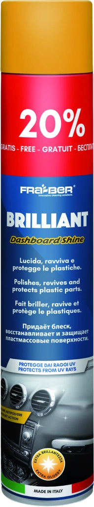Fra-ber LUCIDANTE PROTETTIVO PER CRUSCOTTI AUTO ''BRILLIANT'' ml. 750