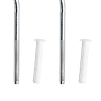 Coppia mensole zincate per radiatori in alluminio