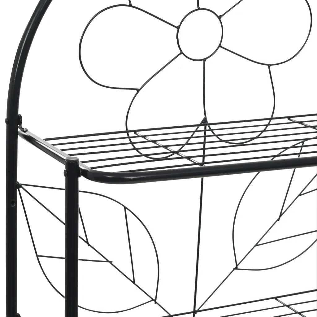 Scaffale da Bagno Nero 60x33x174 cm CFW3541883