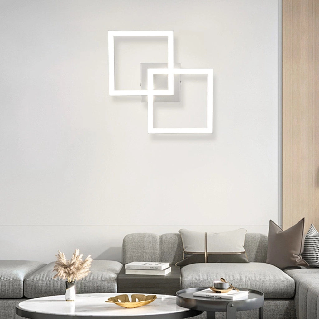 ZMH Lampada da soffitto LED moderna 2 fiamme 24W per soggiorno camera letto corridoio