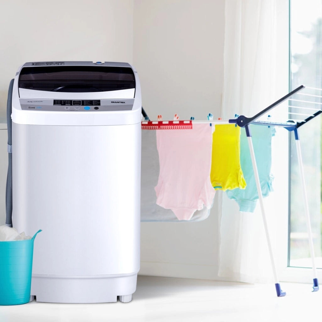 Asciugatrice portatile e lavatrice automatico 4,5kg, Asciugatrice elettrica e lavatrice centrifuga silenziosa 310W