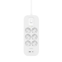 Belkin Connect Bianco 6 presa(e) AC 2 m