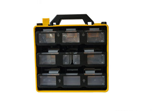 Link Valigetta 12 Compartimenti Estraibili per Attrezzi Minutera 30x28x15cm