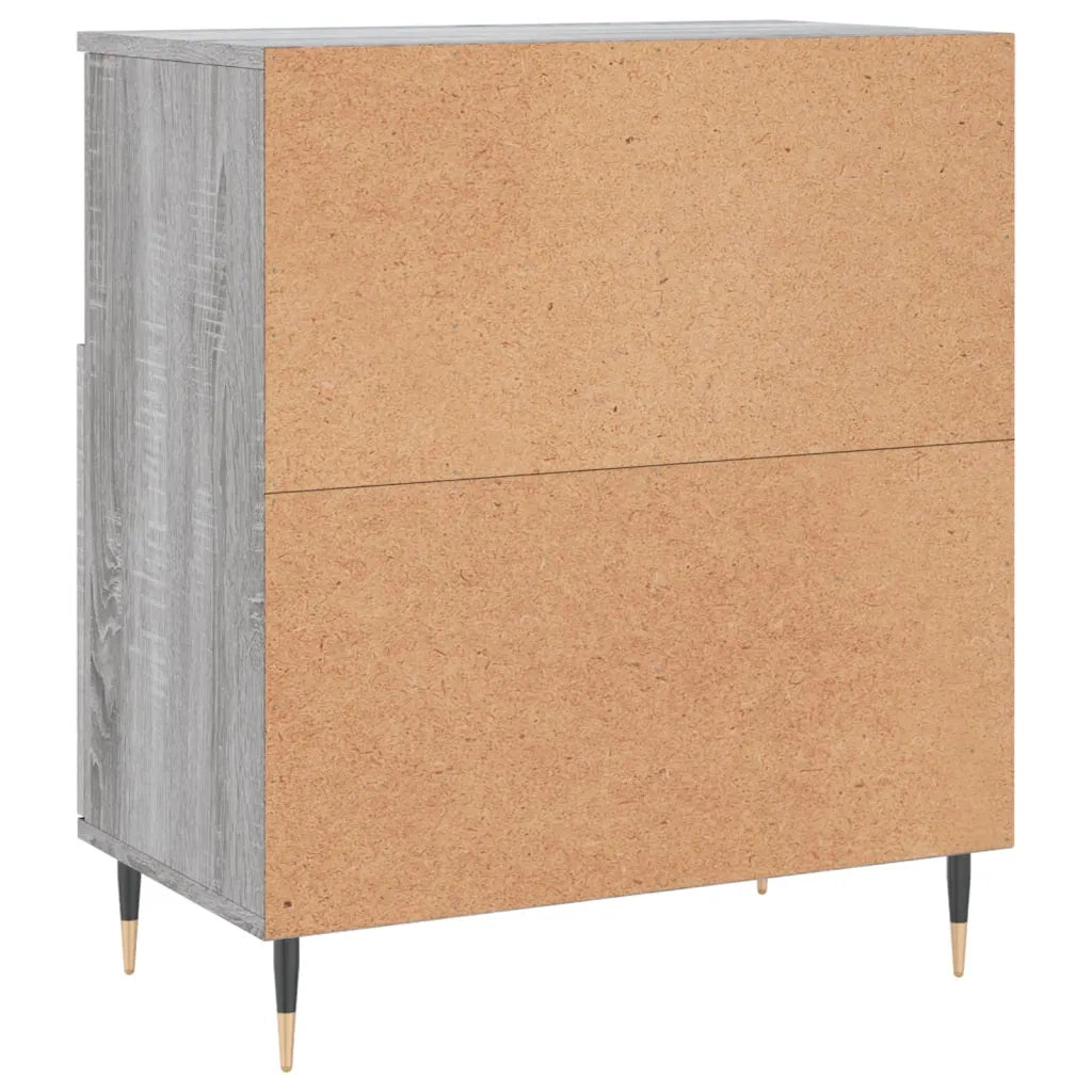 Credenza-Buffet-Armadio da cucina Grigio Sonoma 60x35x70 cm in Legno Multistrato 377776
