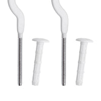 Coppia mensole 7 bianche plastificate