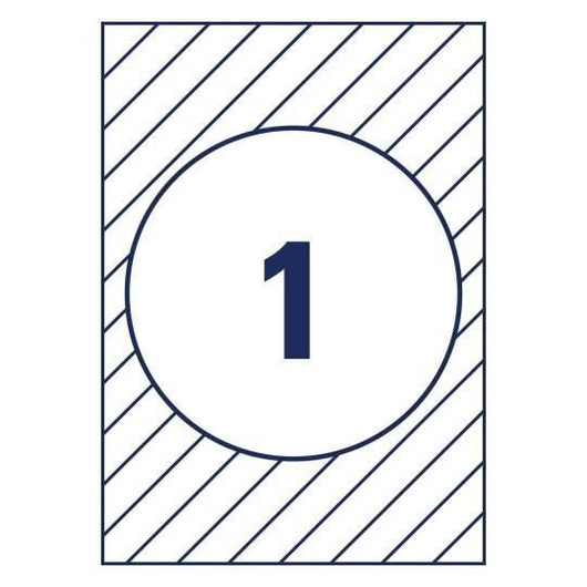 Avery L9003-10 etichetta per stampante Bianco Etichetta per stampante autoadesiva