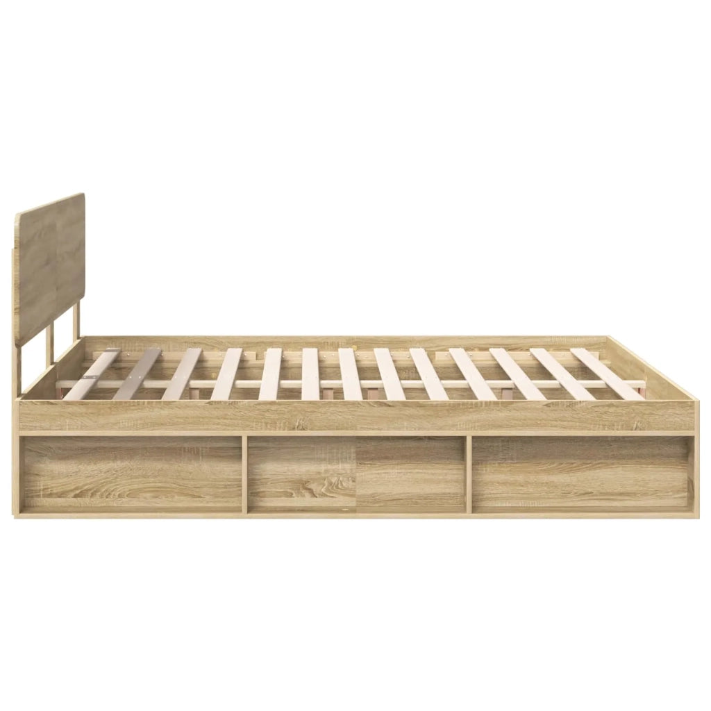 Struttura del letto Sonoma 200 x 200 cm Pino massello 3412035