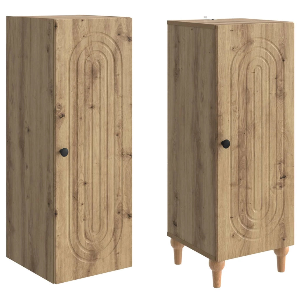 Set di armadi 2 pcs Rovere Artigianale Legno ingegnerizzato 3416456
