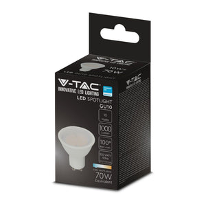 Coperchio Milky da 10W GU10 LED in plastica LED con chip Samsung 6500K