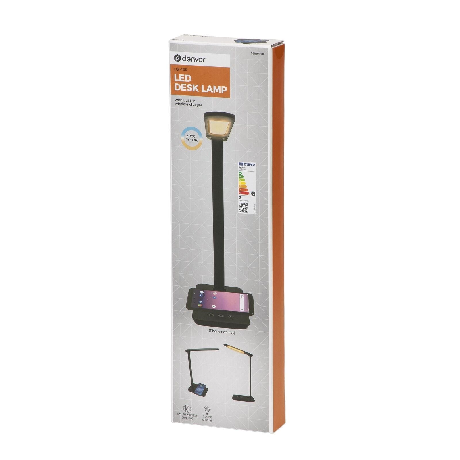 Denver LQI-105 lampada da tavolo 5 W G Nero