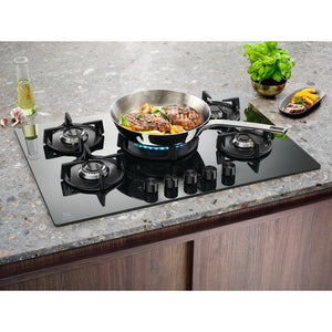 Electrolux EGG75372M Specchio Da incasso 75 cm Piano cottura a gas su vetro 5 Fornello(i)