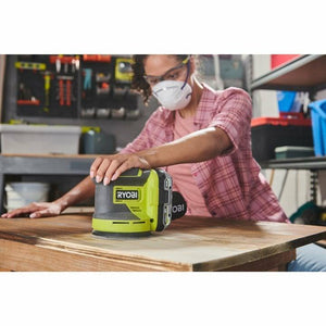 Ryobi RROS18-0 Levigatrice orbitale 20000 OPM Nero, Verde