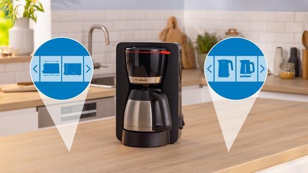 Bosch TKA5M253 macchina per caffè Manuale Macchina da caffè con filtro 1,1 L
