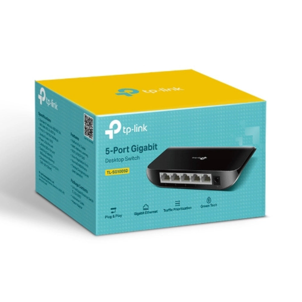 Switch di rete gigabit tp-link tl-sg1005d 5 porte rj45