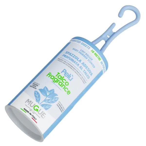 Mugue Pelu' Talco Spazzola Leva Pelucchi Profumata al Talco