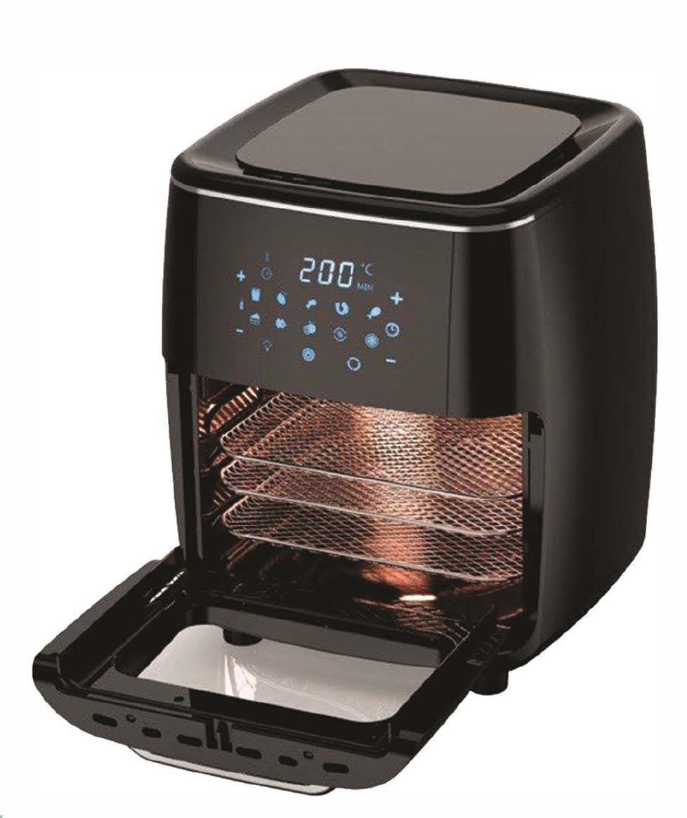 Pyramidea AF1208 friggitrice Singolo 12 L Indipendente 1700 W Friggitrice ad aria calda Nero