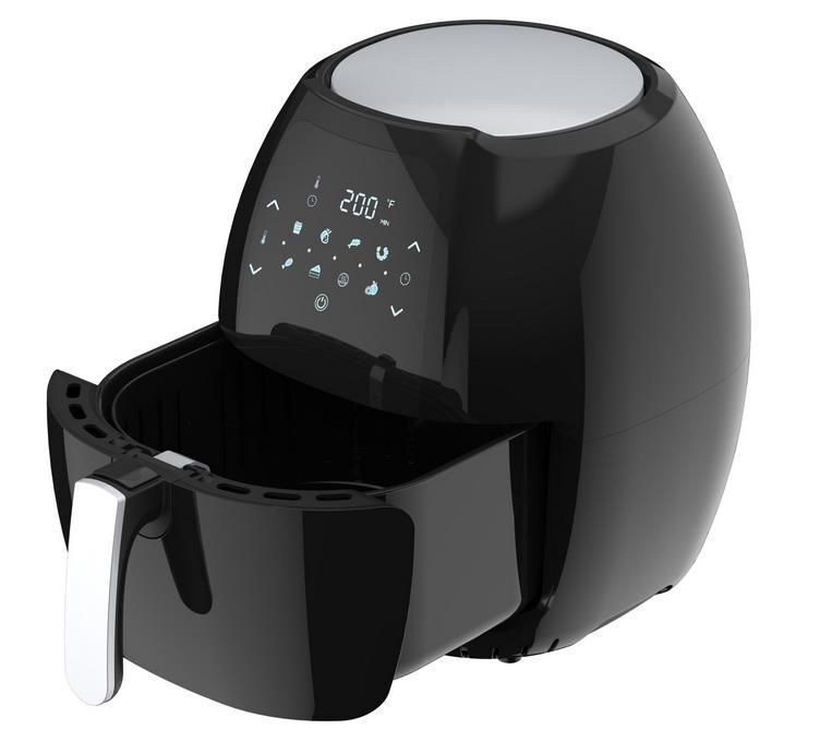 Pyramidea AF810B friggitrice Singolo 8 L Indipendente 1800 W Friggitrice ad aria calda Nero
