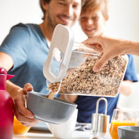 EMSA Optima Rettangolare Contenitore 2,2 L Trasparente, Bianco 1 pz