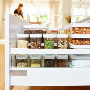 EMSA Optima Rettangolare Contenitore 2,2 L Trasparente, Bianco 1 pz