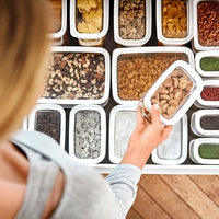 EMSA Optima Rettangolare Contenitore 2,2 L Trasparente, Bianco 1 pz