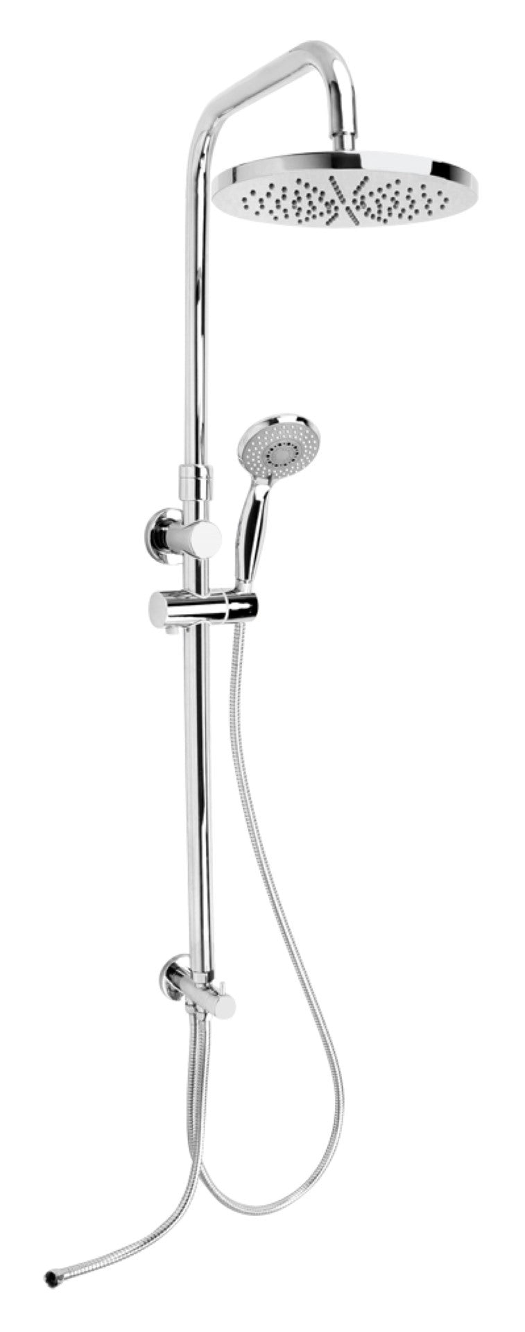 Colonna doccia serie papete cromato con doccia 3 getti