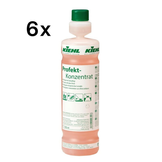 Profekt Konzentrat 6 Pezzi x 1 L, Detergente Pavimenti Effetto Brillantante | Kiehl