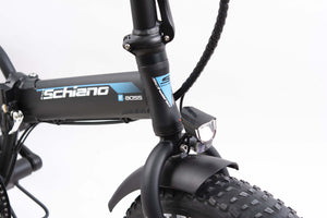 F.LLI SCHIANO E-BOSS  20'' E-bike , Bicicletta elettrica Pieghevole Unisex Adulto con Motore 250W e 7 velocitÃ , Batte