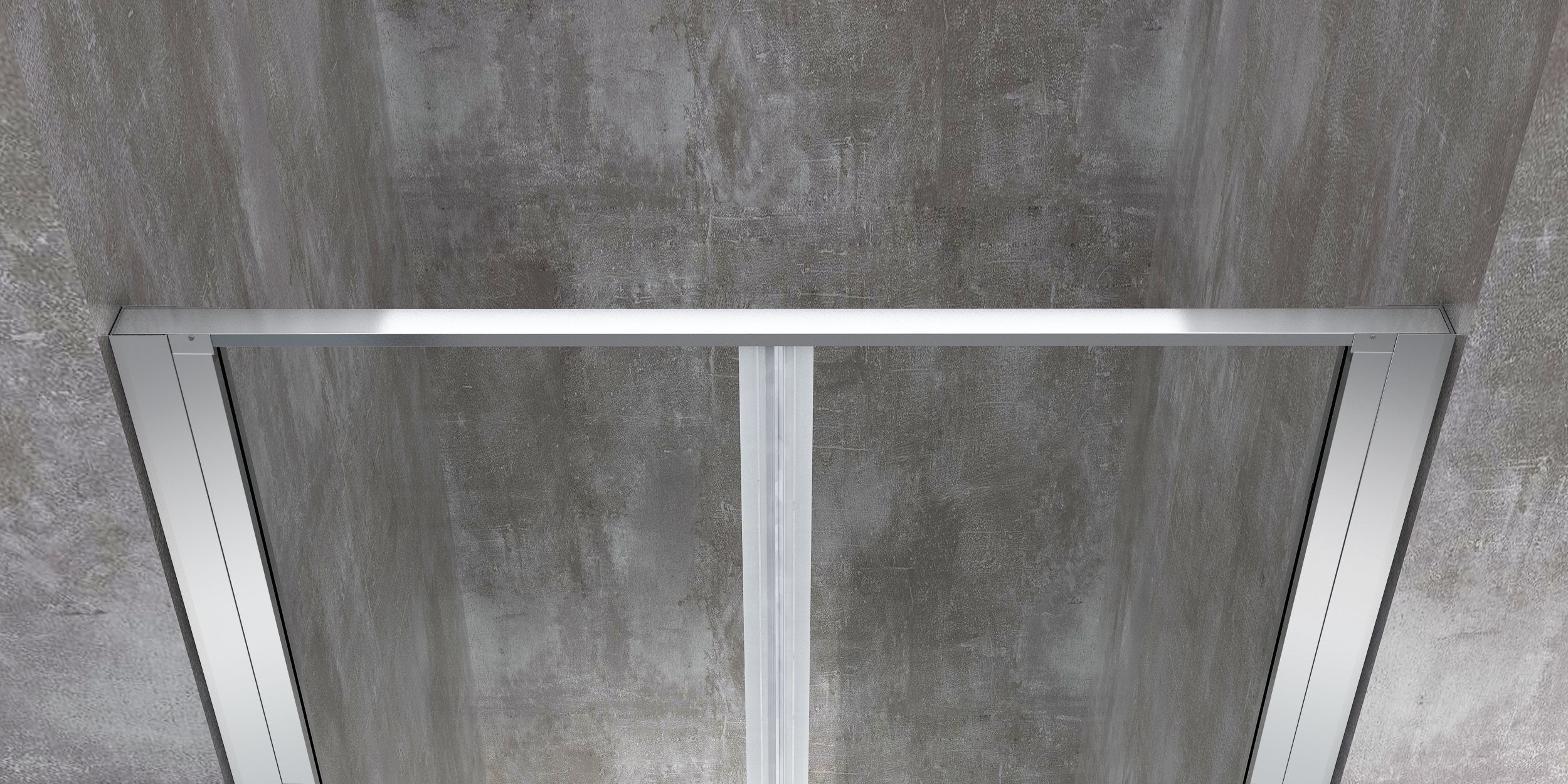 Porta doccia vetro 6 mm apertura battente saloon dentro e fuori Altezza 190 Regolabile 85-88