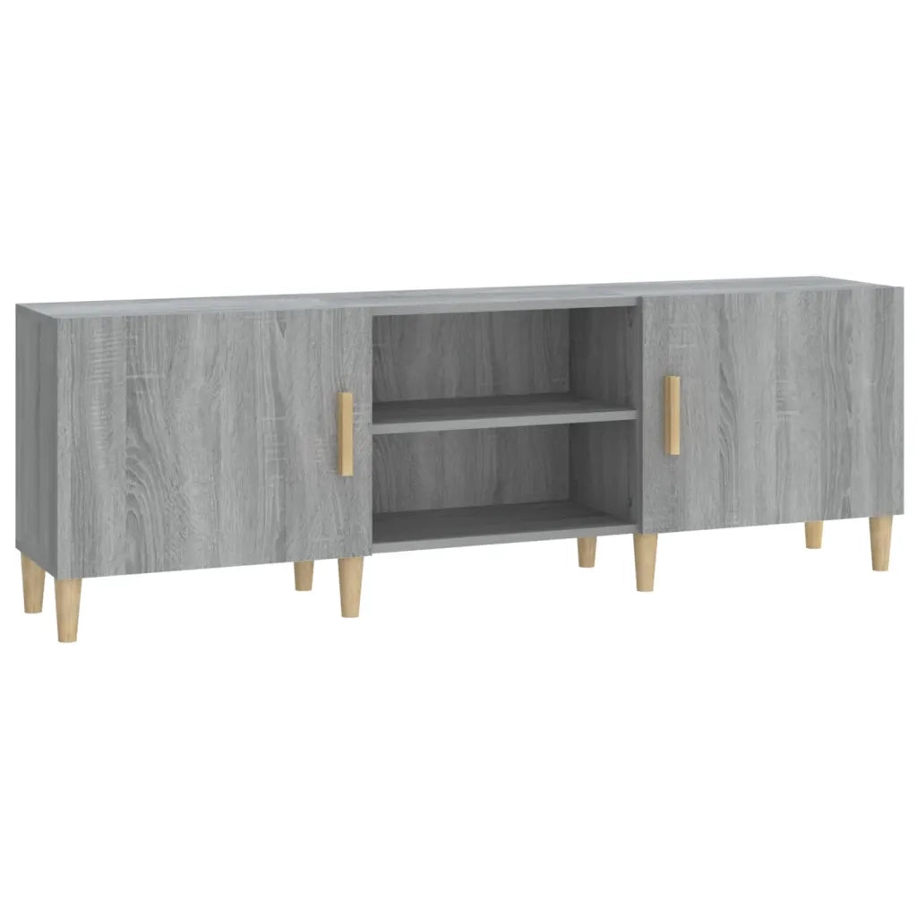 Mobile Porta TV Grigio Sonoma 150x30x50 cm in Legno Multistrato cod mxl 18299