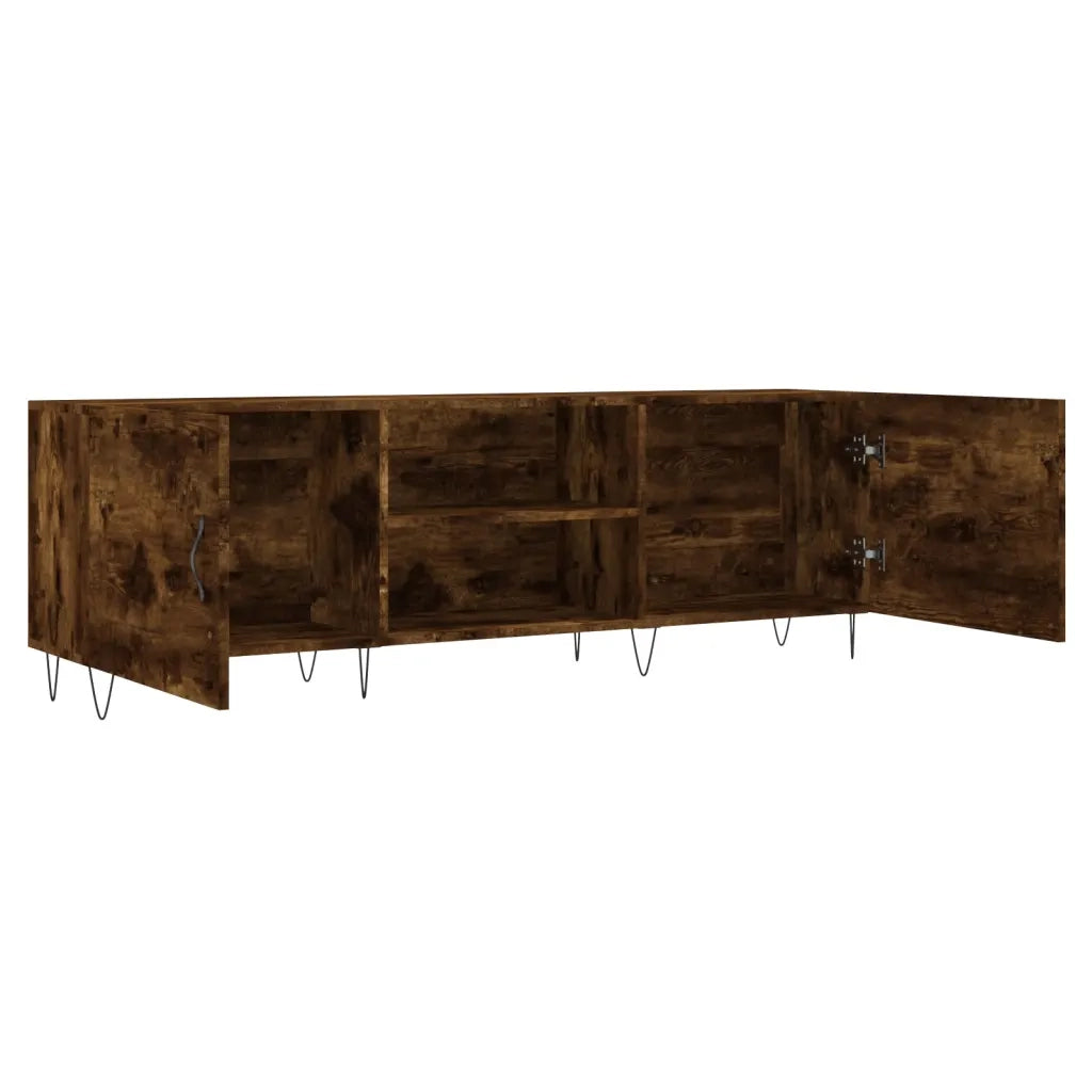 Mobile TV | Armadietto TV | Mobile Porta TV Rovere Fumo 150x30x50 cm in Legno Multistrato