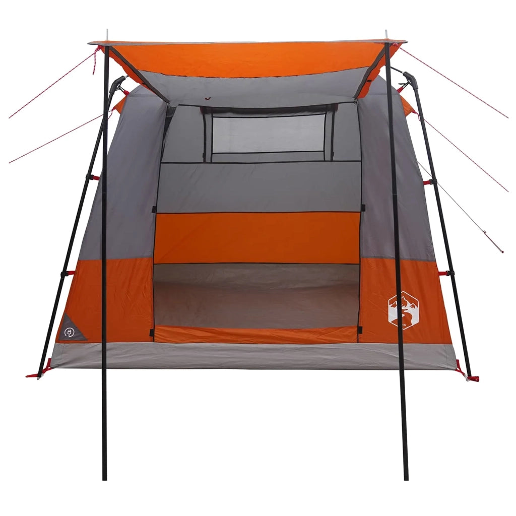 Tenda Party Grigio e arancione 4 persone 42017447
