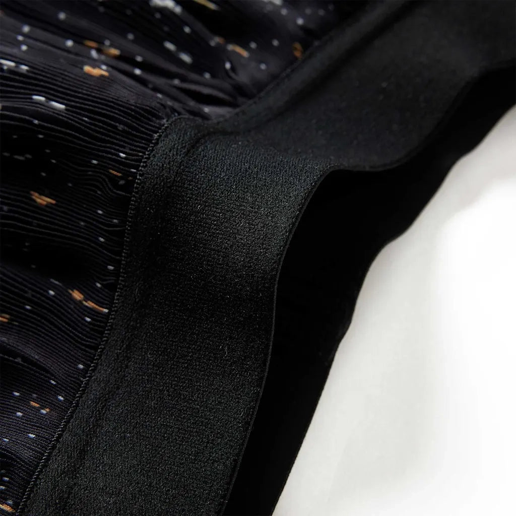 Gonna da Bambina a Strati con Design Arricciatura Nera 104 CFW1499080