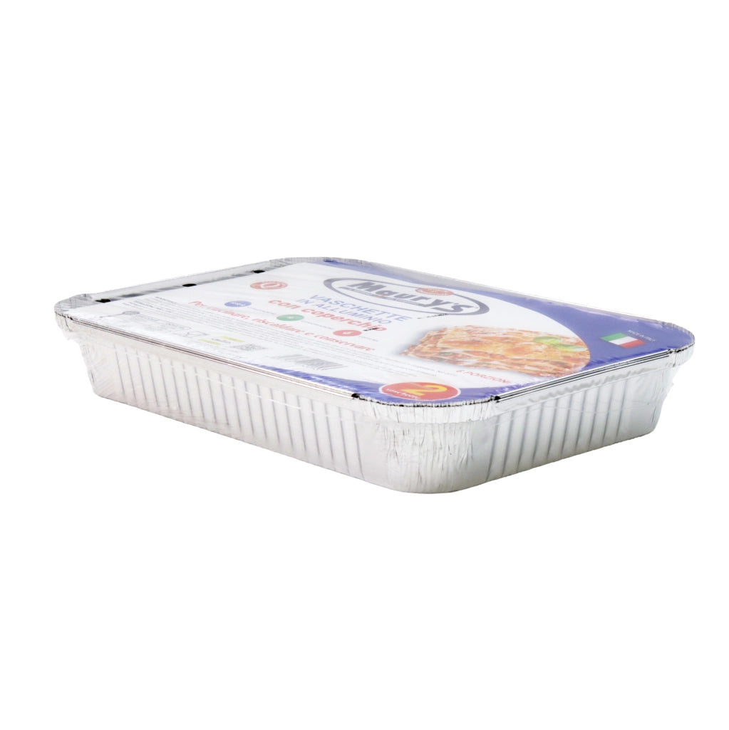 MAURY'S CONTENITORI CON COPERCHIO 6 PORZIONI IN CONFEZIONE DA 2 PEZZI