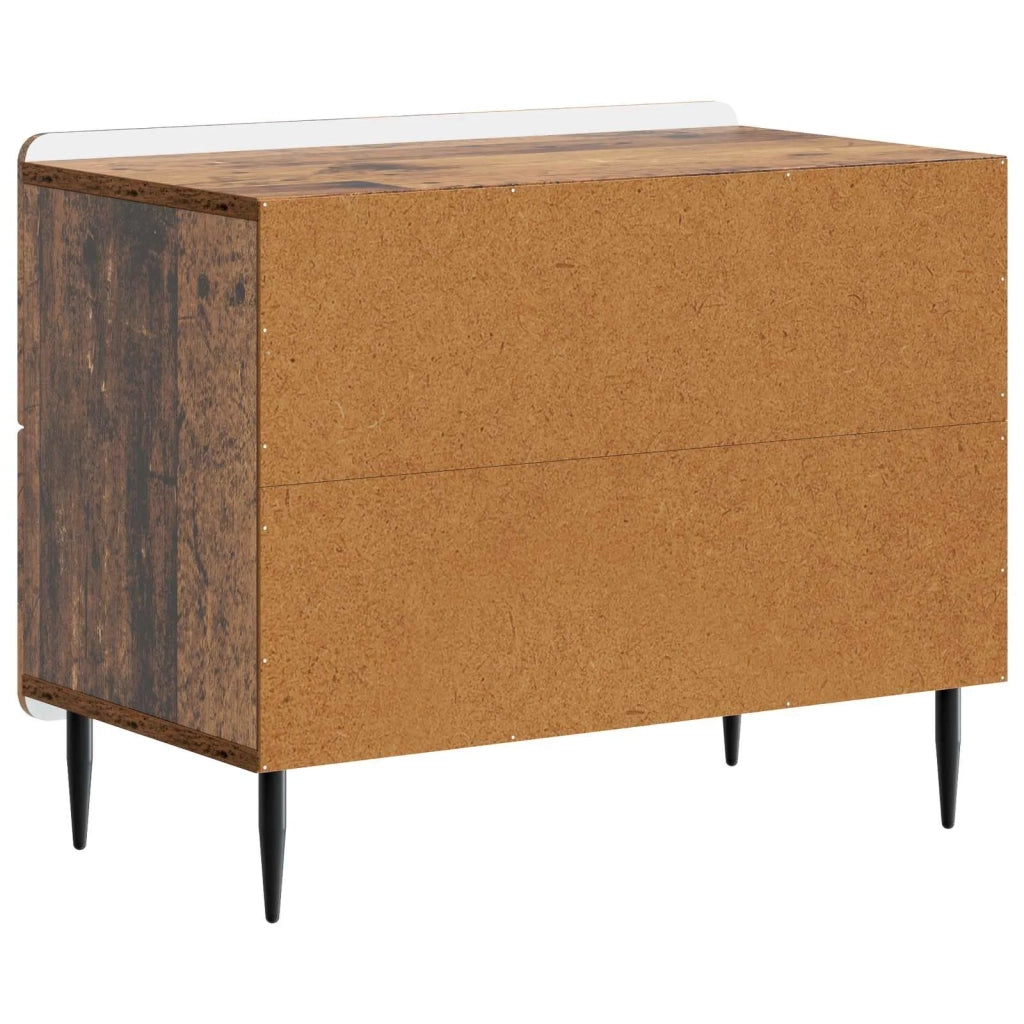 Armadio da Notte con cassetto Legno antico 62 x 34,5 x 49,5 cm 894323