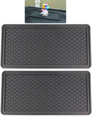 Matte antiscivolo per cruscotto - 2 pezzi - 10,6 x 5,9 cm - Ambientalmente amichevole - Lavabile e riciclabile