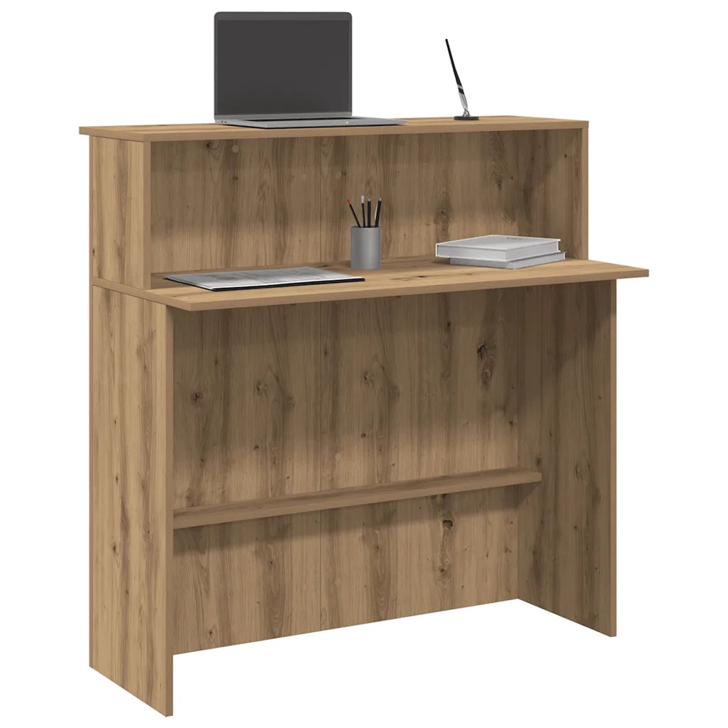 Banco Reception Rovere Artigianale 100x50x103,5cm in Truciolato 859032