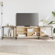 Mobile Porta TV-Mobile per TV-Credenza TV Rovere Sonoma 203x37x50 cm in Legno Multistrato