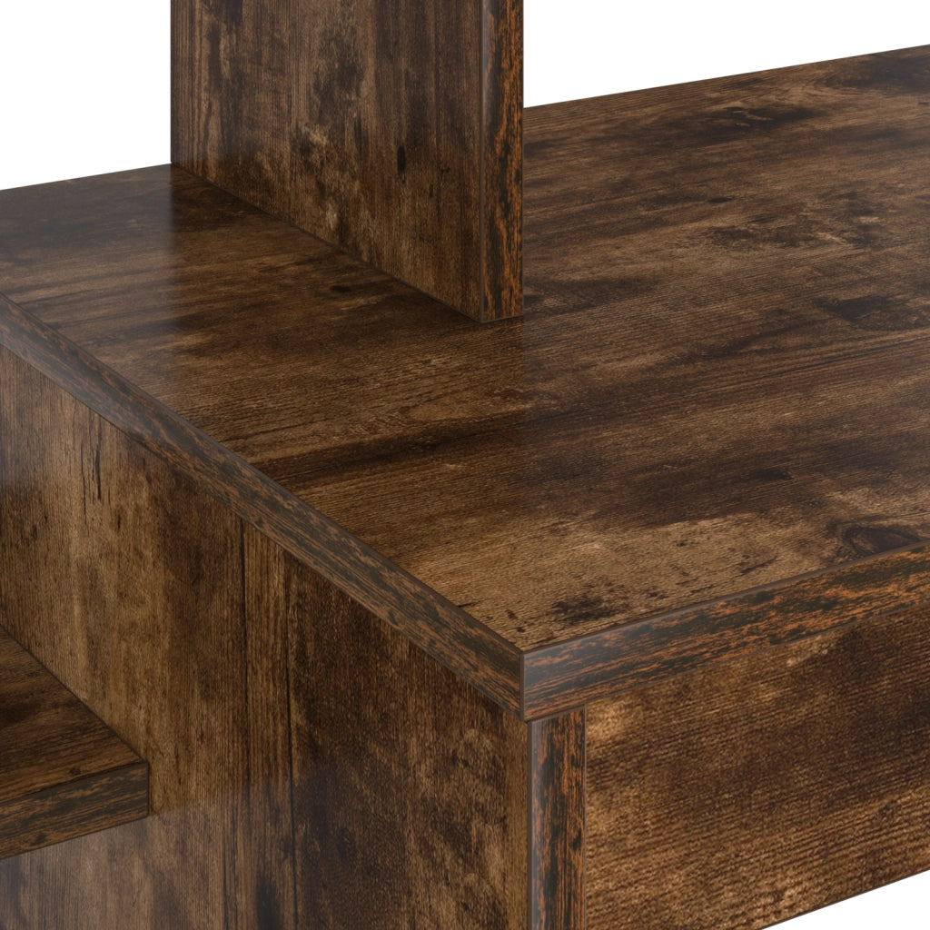 Scrivania Scrivania XL Rovere Affumicato Truciolato Medio Scrivania