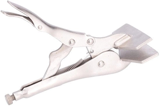 Maniglia Regolabile a Lame Piana - Materiale 55# Acciaio - 20 cm - Progettata per Resistenza ai Colpi - Maniglia a Lame Regolabile