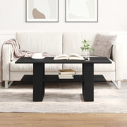 Tavolino da caffÃ¨ vitaXL Nero Rovere 102x55x42 cm Legno ingegnerizzato