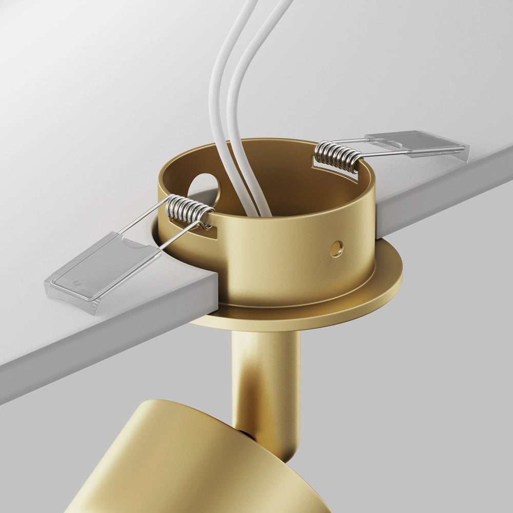 Maytoni Focus faretto tecnico soffitto ottone GU10 C018CL-01MG