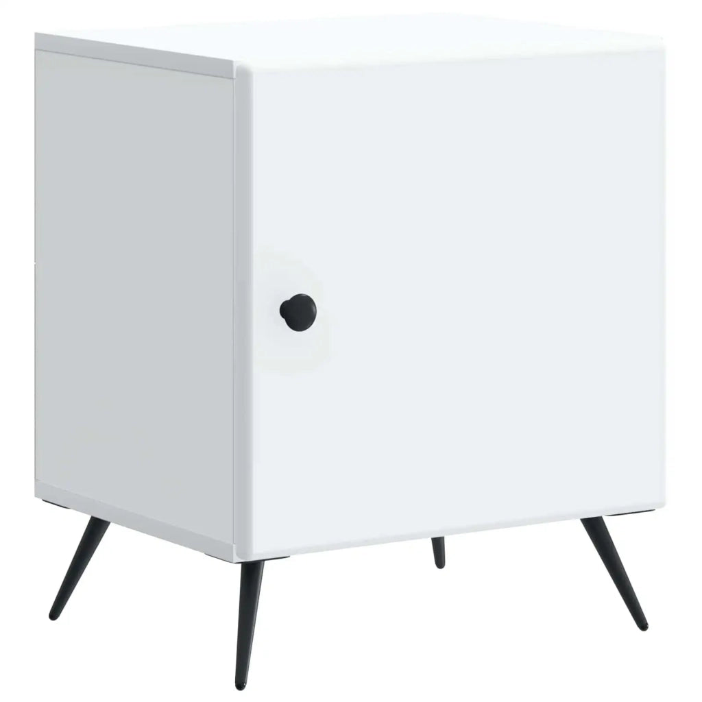 Set di 2 Comodini | Armadio da Notte | Mobiletto da notte Bianco 43 x 34,5 x 50 cm