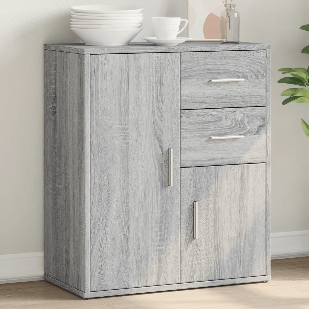 Credenza-Buffet-Armadio da cucina Grigio Sonoma 60x31x70cm in Legno Multistrato 104088