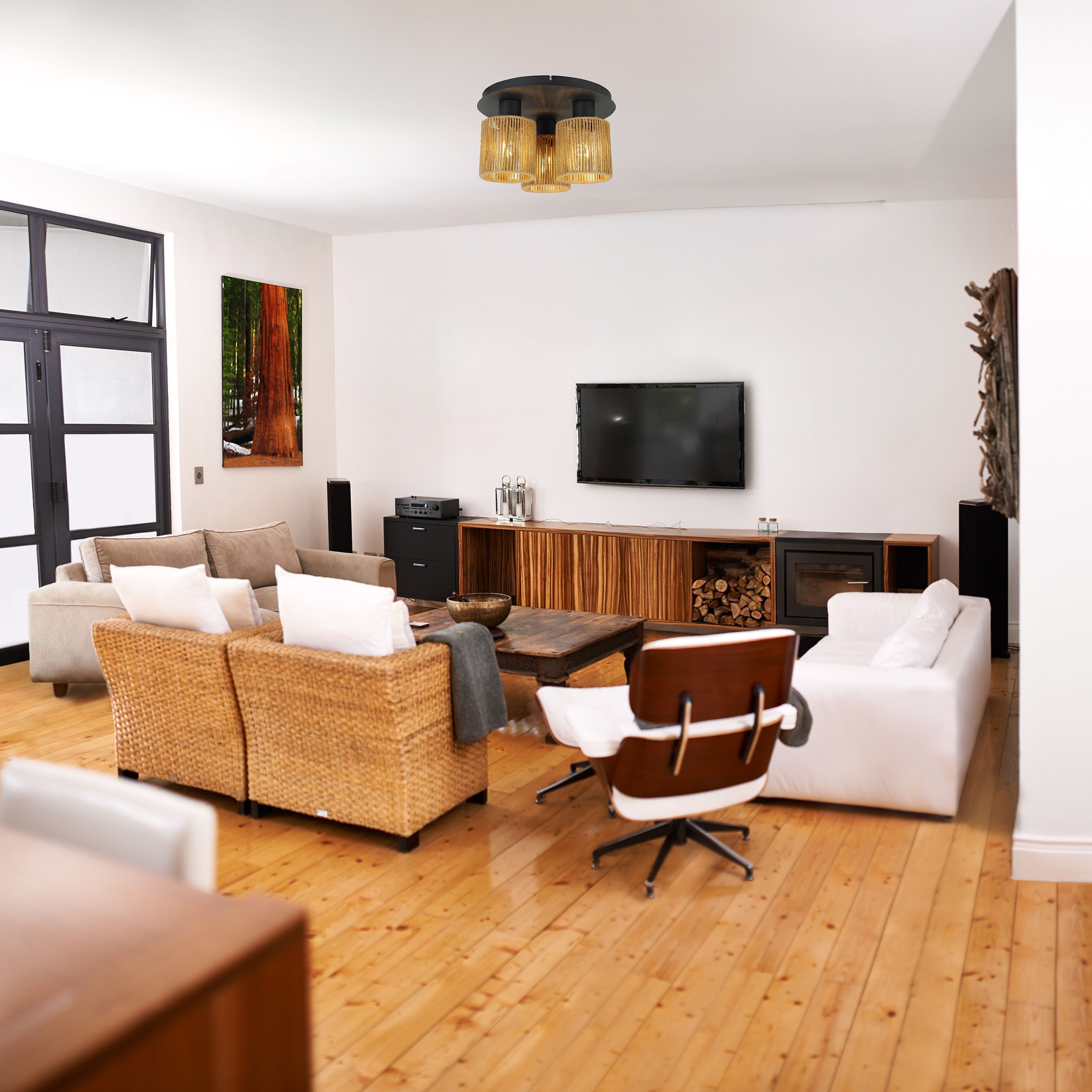 Lampada APP1819-3CPR Black