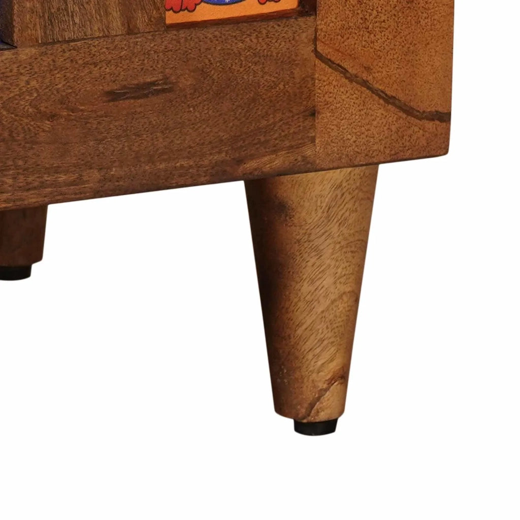 Comodino | Armadio da Notte | Mobiletto da notte con cassetto Marrone 50 x 33 x 60 cm
